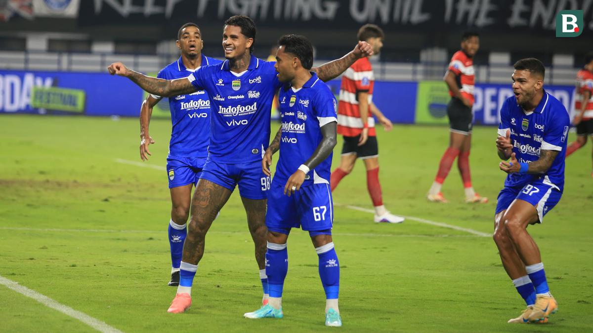 Persib Bandung Pesta Gol 5-0 Hajar Madura