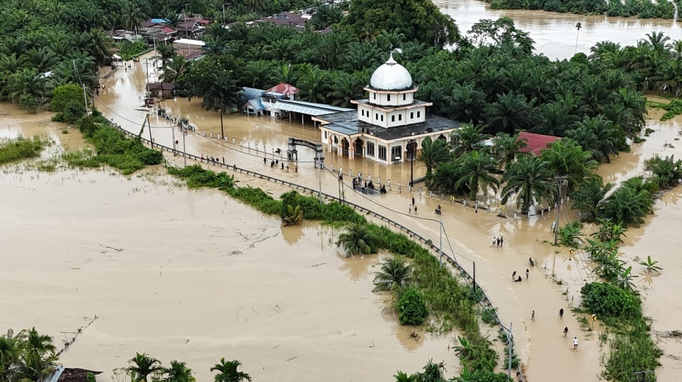 banjir-susulan-rendam-dua-desa-di-aceh-timur-warga-kembali-mengungsi