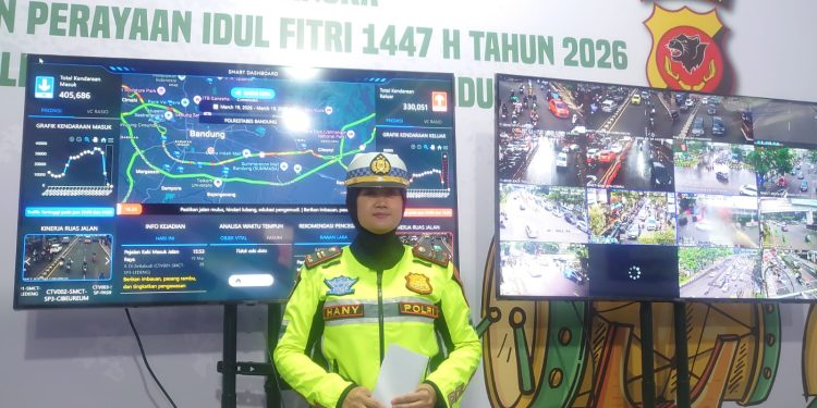 polisi-bandung-gunakan-ai-pantau-arus-mudik-lebaran-2026