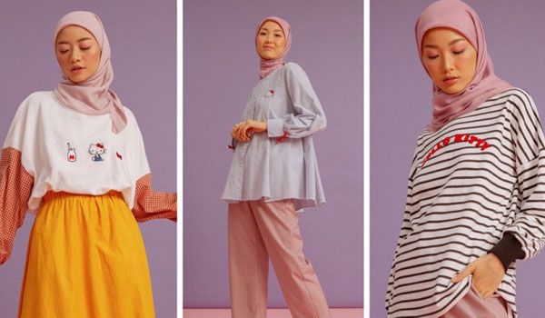 hijabchic-luncurkan-koleksi-busana-harian-kolaborasi-hello-kitty