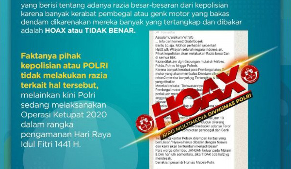 polisi-tegaskan-pesan-rencana-razia-besar-besaran-hoaks