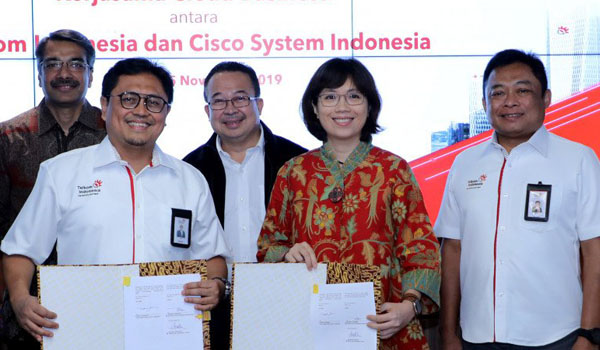 telkom-jajaki-kerja-sama-pengembangan-bisnis-cloud-dengan-cisco