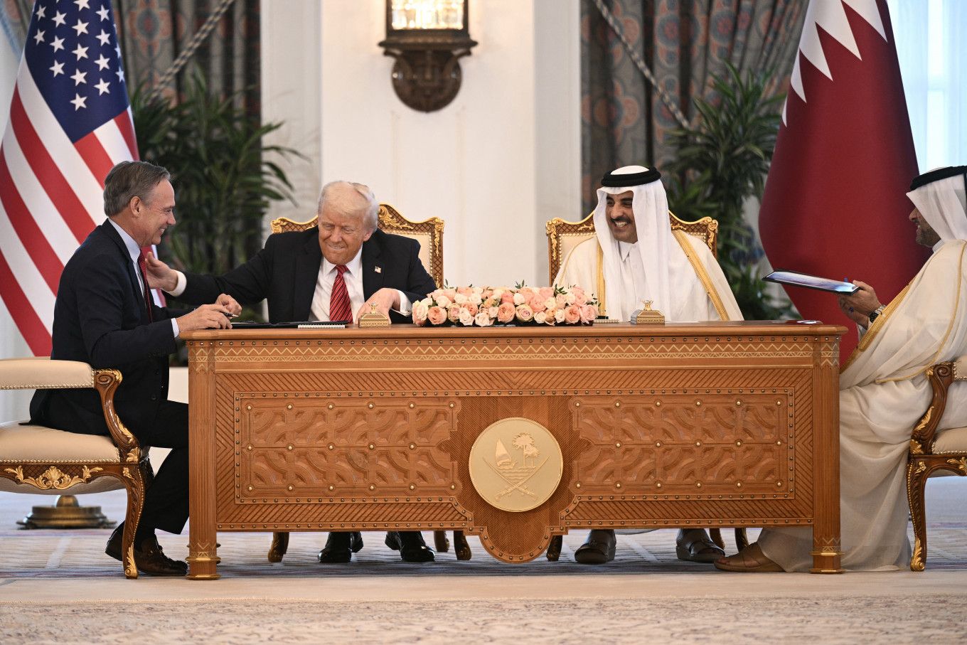 berkunjung-ke-qatar-trump-saya-ingin-gaza-jadi-freedom-zone