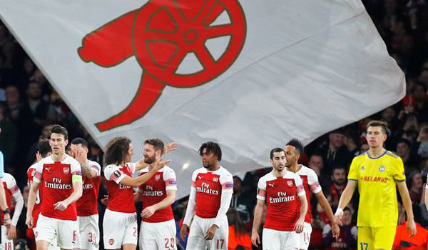 video-tiga-gol-the-gunners-hancurkan-bate-borisov